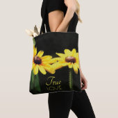 Black Eyed Susan Bloem Ware Liefde Tote Bag (Dichtbij)