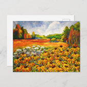 Black Eyed Susan Briefkaart (Voorkant / Achterkant)