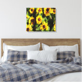 Black Eyed Susan Canvas Afdruk (Insitu (Slaapkamer))