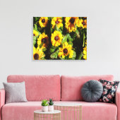 Black Eyed Susan Canvas Afdruk (Insitu (Woonkamer))