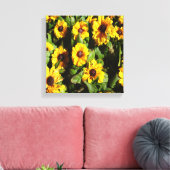 Black Eyed Susan Canvas Afdruk (Insitu (Woonkamer))