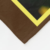 Black Eyed Susan Daisy Abstract gepersonaliseerd Fleece Deken (Hoek)