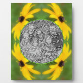 Black Eyed Susan Daisy Creëer Uw eigen foto Fotoplaat (Voorkant)