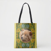 Black Eyed Susan Daisy Creëer Uw eigen foto Tote Bag (Voorkant)