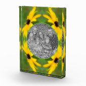 Black Eyed Susan Daisy Creëer Uw Eigen Fotoblokken (Rechts)