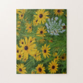 Black Eyed Susan Daisy Flower Photo Painting Legpuzzel (Verticaal)