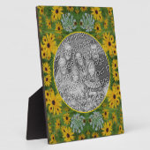 Black Eyed Susan Daisy Painting Uw foto toevoegen Fotoplaat (Zijkant)