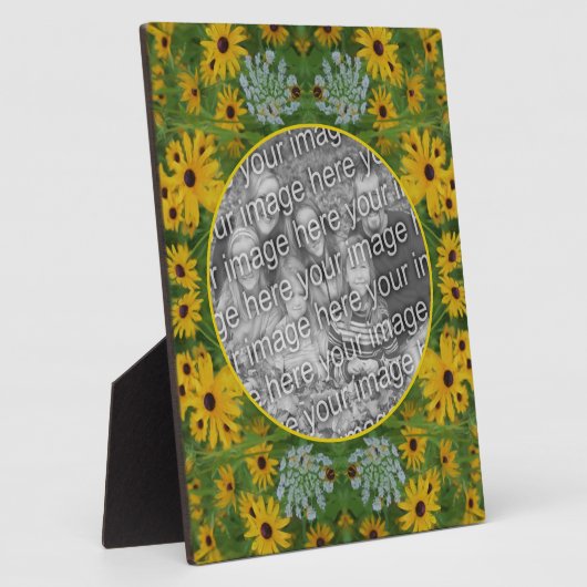 Black Eyed Susan Daisy Painting Uw foto toevoegen Fotoplaat (Zijkant)