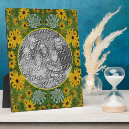 Black Eyed Susan Daisy Painting Uw foto toevoegen Fotoplaat