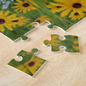 Black Eyed Susan Daisy Painting Uw foto toevoegen Legpuzzel (Zijkant)