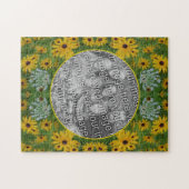 Black Eyed Susan Daisy Painting Uw foto toevoegen Legpuzzel (Horizontaal)