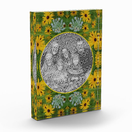 Black Eyed Susan Daisy Painting Voeg uw Fotoblokken (Links)