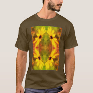 Black Eyed Susan Daisy Verdrietig Abstract T-shirt