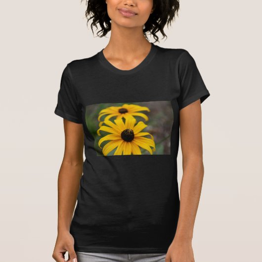 Black-Eyed Susan en Bij T-shirt (Voorkant)