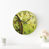 Black-Eyed Susan en Wagon Wheel Photo Grote Klok (Huis)