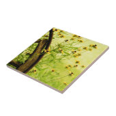 Black-Eyed Susan en Wagon Wheel Photo Tegeltje (Zijkant)