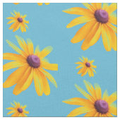 Black eyed Susan Fabric Stof (Close Up)
