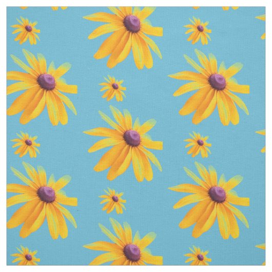 Black eyed Susan Fabric Stof (Swatch)