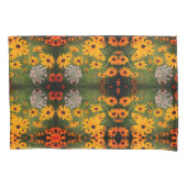 Black Eyed Susan Field Flowers Abstract Patroon Kussensloop (Voorkant)