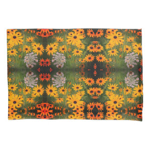 Black Eyed Susan Field Flowers Abstract Patroon Kussensloop
