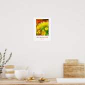 'Black-Eyed Susan Field'-poster Poster (Keuken)