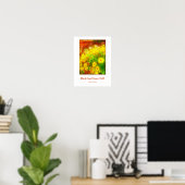 'Black-Eyed Susan Field'-poster Poster (Thuiskantoor)