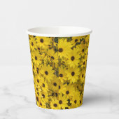 Black Eyed Susan Floral Paper cup Papieren Bekers (Links)