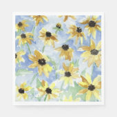 Black Eyed Susan Floral Servet (Voorkant)