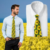 Black Eyed Susan - Floral Stropdas