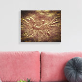 Black Eyed Susan Flower Art Sculpted Effect Canvas Afdruk (Insitu (Woonkamer))