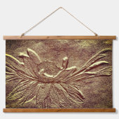 Black Eyed Susan Flower Art Sculpted Effect Hangend Wandkleed (Voorkant)