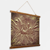 Black Eyed Susan Flower Art Sculpted Effect Hangend Wandkleed (Gebogen)