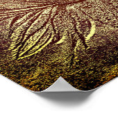 Black Eyed Susan Flower Art Sculpted Effect Poster (Hoek)