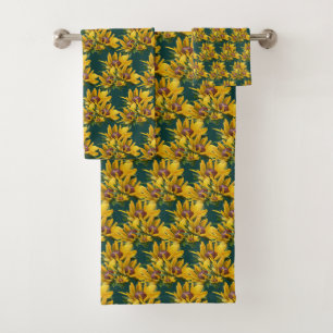 Black Eyed Susan Flower Bouquet Bad Handdoek
