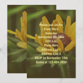 Black Eyed Susan Flower Kaart (Voorkant / Achterkant)