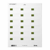 Black Eyed Susan Flower Label (Full Sheet)