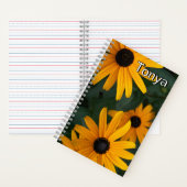 Black Eyed Susan Flower Notitieblok Notitieboek (Binnen)