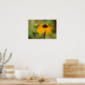 Black Eyed Susan Flower Photography Poster (Keuken)