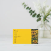 Black Eyed Susan Flower Photography Visitekaartje (Staand voorkant)