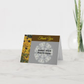 Black Eyed Susan Flower Trouwfoto Bedankkaart (Voorkant)