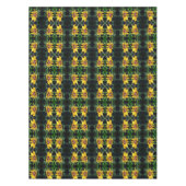 Black Eyed Susan Flower Unfolting Abstract Tafelkleed (Voorkant)