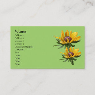 Black Eyed Susan Flower Visitekaartje