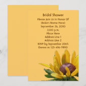 Black Eyed Susan Flower Vrijgezellenfeest Invite Kaart (Voorkant / Achterkant)