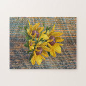 Black Eyed Susan Flowers aan boord Legpuzzel (Horizontaal)