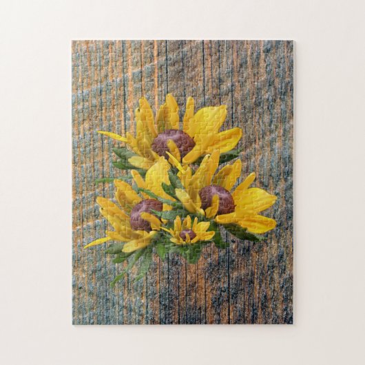 Black Eyed Susan Flowers aan boord Legpuzzel (Verticaal)