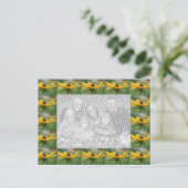 Black Eyed Susan Flowers Foto Briefkaart (Staand voorkant)