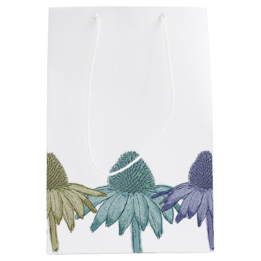 Black Eyed Susan Flowers Medium Cadeauzakje (Voorkant)