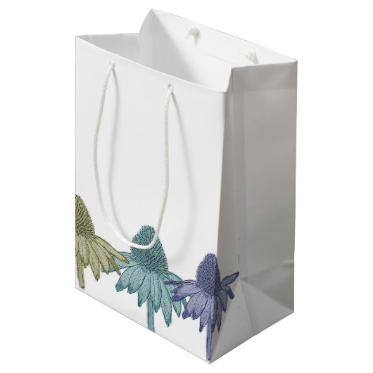 Black Eyed Susan Flowers Medium Cadeauzakje (Voorkant Gekanteld)