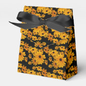 Black Eyed Susan Flowers Yellow Floral Favor Box Bedankdoosjes (Voorkant Zijde)