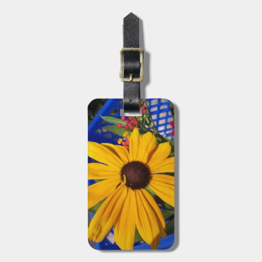 Black eyed-Susan front en center Bagagelabel (Voorkant verticaal)